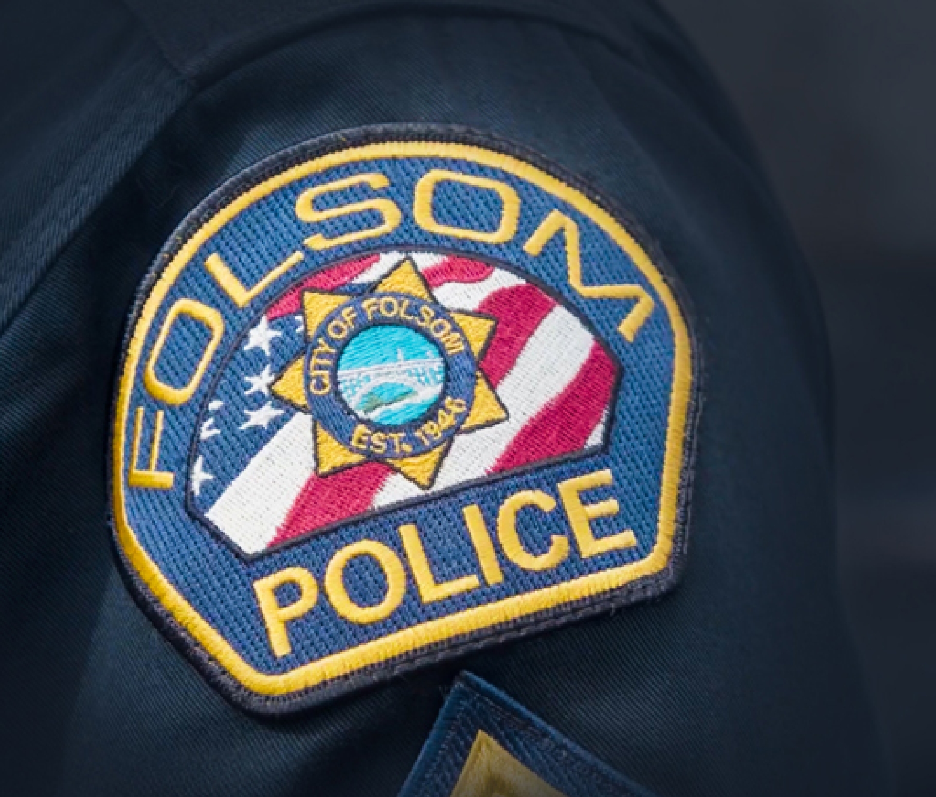 a Folsom Police badge